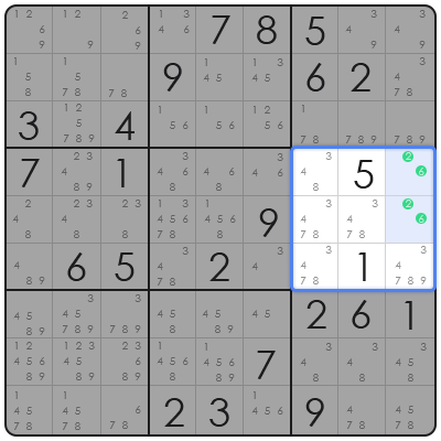 mini sudoku 6x6
